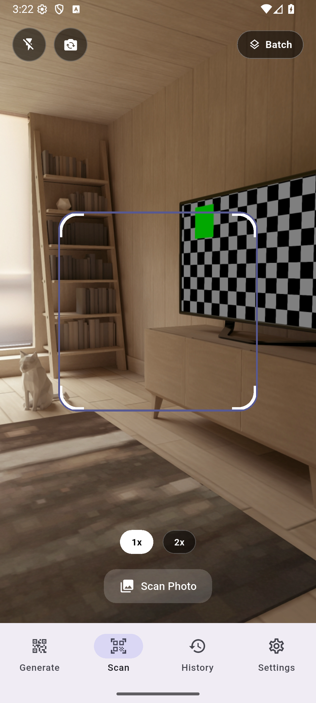 Smart Camera Scanner Reticle